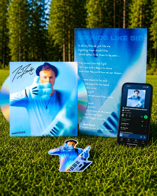 Jason David 'Blank Canvas' Deluxe signed double disc